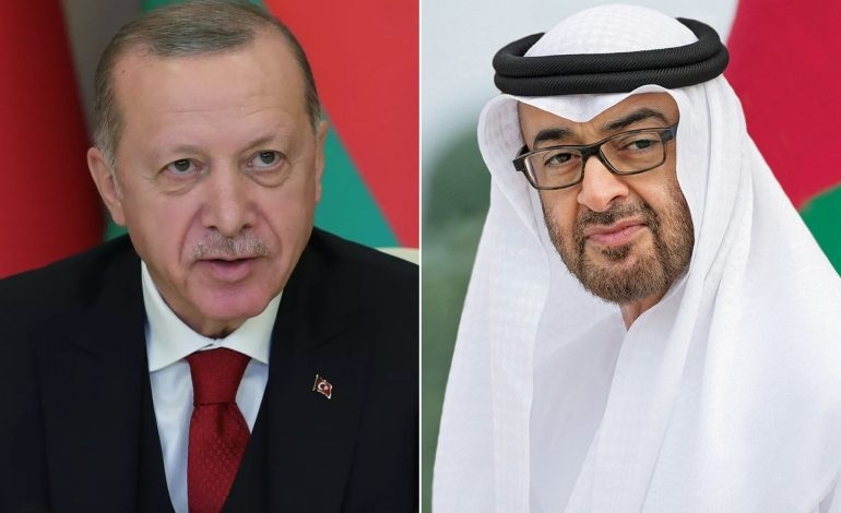 ولي عهد أبوظبي يجري زيارة رسمية إلى تركيا تلبية لدعوة من الرئيس رجب طيب أردوغان