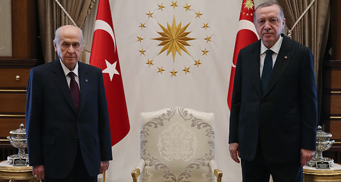 الرئيس التركي أردوغان يلتقي زعيم الحركة القومية في العاصمة أنقرة
