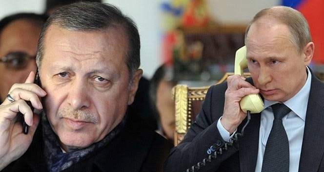 أردوغان مهاتفاً نظيره الروسي: وقف إطلاق النار يساهم في حل الأزمة سياسياً مع أوكرانيا