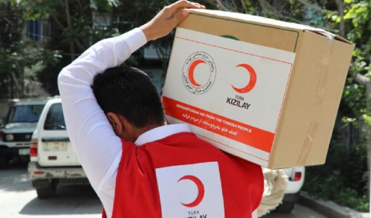 الهلال الأحمر التركي:  وزعنا 220 طنا من المساعدات الإنسانية للمحتاجين في أفغانستان