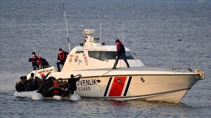 فرق خفر السواحل التركية تنقذ 67 مهاجرا غير شرعي في موغلا